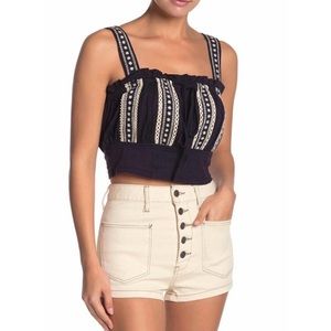 (A53) Free People Crop Top, Size XS, NWT